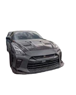 Do Nissan GTR R35 Karbonowe włókna Body Kit GTR Uaktualnione Top Style Włókna węglowe przednia i tylna zderzak