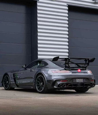 Części samochodowe dla Mercedes AMG GT GTC GTS Body Kit AMG GT Zmodernizowana Czarna Seria Style Front and Rear Bumper Spoiler Hood Body Kit