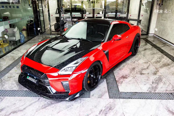 Do Nissan GTR Body Kit GTR R35 Uaktualnia VARIS-style Carbon Fiber Front and Rear Bumper Spoiler Body Kit