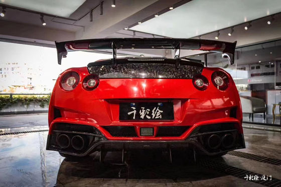 Do Nissan GTR Body Kit GTR R35 Uaktualnia VARIS-style Carbon Fiber Front and Rear Bumper Spoiler Body Kit