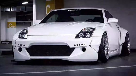350Z Nissan Body Kit Włókno z żywicy tylny zderzak, dyfuzor samochodowy, przedni spoiler, spódnica.
