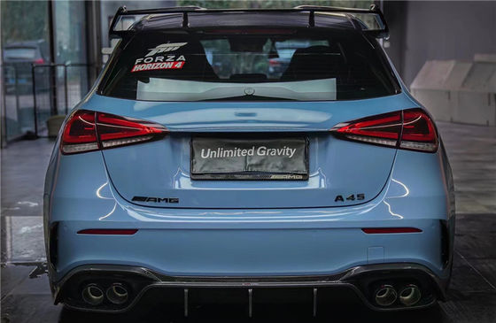 Nowy produkt Zestaw nadwozia z włókna węglowego dla Mercedesa CLA45S W177 CLA45S W177 Węglowodanowa przednia łopata Dyfuzor spoiler