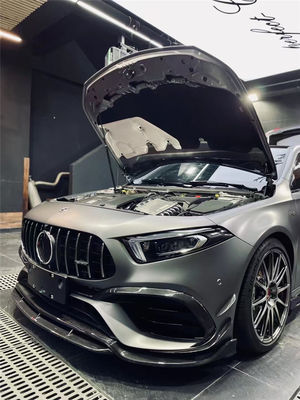 Nowy produkt Zestaw nadwozia z włókna węglowego dla Mercedesa CLA45S W177 CLA45S W177 Węglowodanowa przednia łopata Dyfuzor spoiler