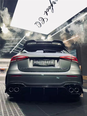 Nowy produkt Zestaw nadwozia z włókna węglowego dla Mercedesa CLA45S W177 CLA45S W177 Węglowodanowa przednia łopata Dyfuzor spoiler