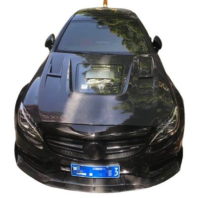 Pokrywka z włókna węglowego dla Benz C63 Coupé Materiał z włókien węglowych C63 Kapulet z włókien węglowych Kapulet silnika