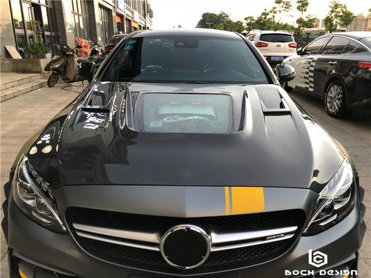 Pokrywka z włókna węglowego dla Benz C63 Coupé Materiał z włókien węglowych C63 Kapulet z włókien węglowych Kapulet silnika