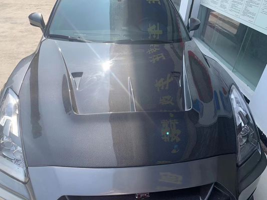 Włókno węglowe Gtr Body Kit GTR R35 Włókno węglowe Hood LB Style