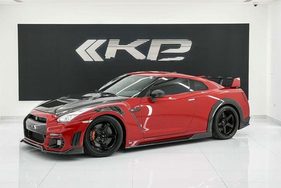 GTR R35 Nissan Body Kit Włókno węglowe KP Style Bumper Spoiler Front Widebody Kit