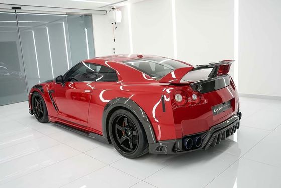 GTR R35 Nissan Body Kit Włókno węglowe KP Style Bumper Spoiler Front Widebody Kit