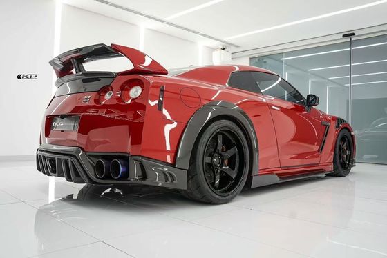 GTR R35 Nissan Body Kit Włókno węglowe KP Style Bumper Spoiler Front Widebody Kit
