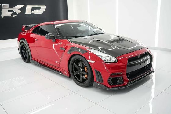 GTR R35 Nissan Body Kit Włókno węglowe KP Style Bumper Spoiler Front Widebody Kit