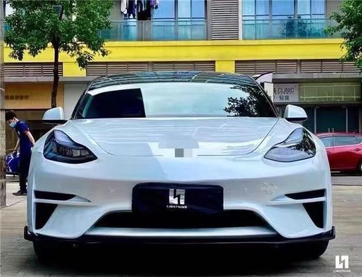 Sprzedaję Model 3 Body Kit Modernizacja dla Tesli Model 3 Z Robot-stylowe przednie i tylne zderzaki spoilery