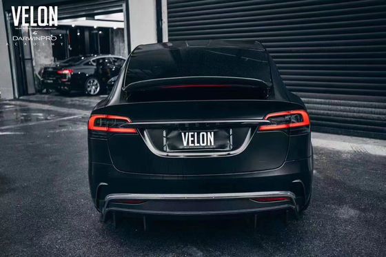 Wysokiej jakości z włókna węglowego Model X Węglowodanowy zestaw nadwozia Model X Węglowodanowy przednia łopatka tylny dyfuzor spoiler boczna spódnica