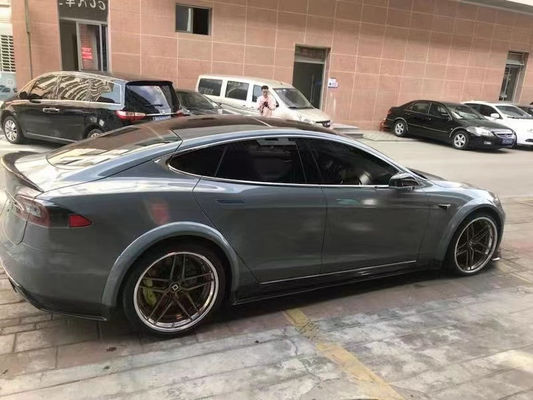 Sprzedaż Model S Węglowy Zestaw do Model S szeroki Bodyki Węglowy przedni łopatka tylny dyfuzor spoiler