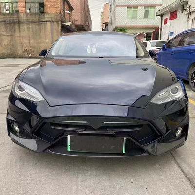Sprzedaż Model S Body Kit Włókno węglowe z przodu i z tyłu zderzak Stronne spódnice Spoiler dla Tesla Model S