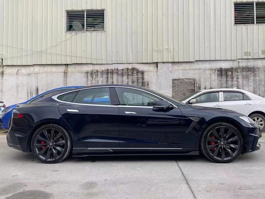 Sprzedaż Model S Body Kit Włókno węglowe z przodu i z tyłu zderzak Stronne spódnice Spoiler dla Tesla Model S