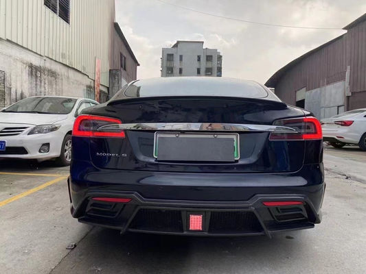 Sprzedaż Model S Body Kit Włókno węglowe z przodu i z tyłu zderzak Stronne spódnice Spoiler dla Tesla Model S
