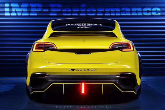 Nowy produkt Model 3 szeroki bodyki dla Tesla Model 3 Body Kit Uaktualnienie stylu IMP przednie i tylne spoilery zderzaka