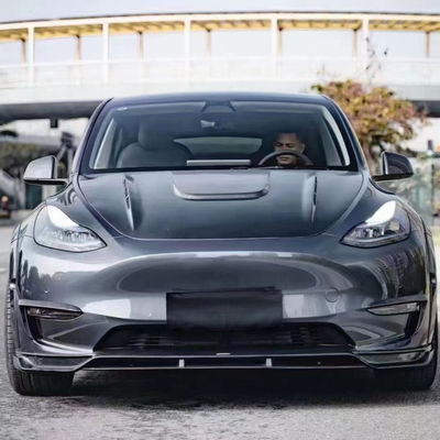 Nowy produkt MODEL Y Zestaw nadwozia z włókien węglowych Model Y Przednia łopatka tylna pokrywa rozpraszacza spoiler
