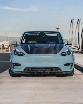 Nowy produkt MODEL Y Zestaw nadwozia z włókien węglowych Model Y Przednia łopatka tylna pokrywa rozpraszacza spoiler