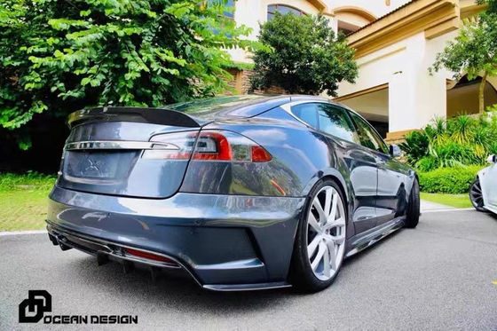 Dla tesli Model S Body Kit Model S Zmodernizowane zestawy nadwozia z przednim i tylnym zderzakiem