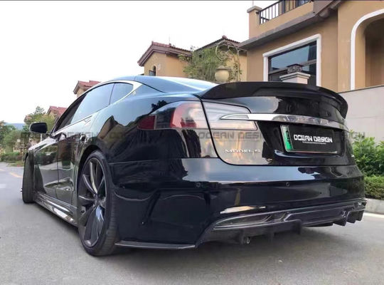 Dla tesli Model S Body Kit Model S Zmodernizowane zestawy nadwozia z przednim i tylnym zderzakiem