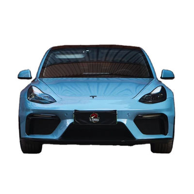 Części samochodowe dla Tesla Model 3 Body Kit PP Materiał plastikowy MODEL 3 Zmodernizowany GT4-style Front Bumper Body Kit
