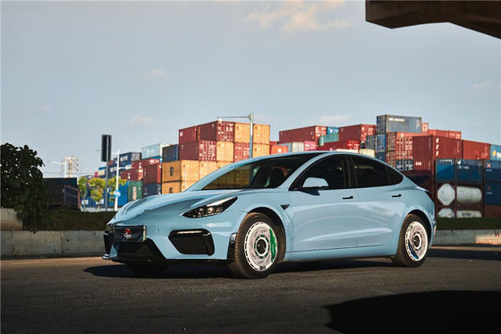 Części samochodowe dla Tesla Model 3 Body Kit PP Materiał plastikowy MODEL 3 Zmodernizowany GT4-style Front Bumper Body Kit