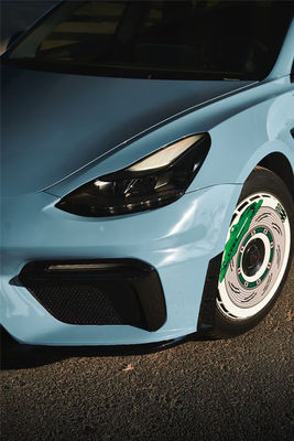 Części samochodowe dla Tesla Model 3 Body Kit PP Materiał plastikowy MODEL 3 Zmodernizowany GT4-style Front Bumper Body Kit
