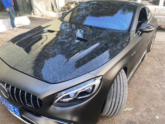 Dla Benz W217 S-class Coupe Carbon Fiber Cover Cursory W217 Modernizowany MSY Style Machine Cover