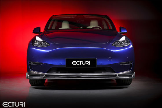 Części samochodowe Zestaw nadwozia z włókna węglowego dla Tesli MODEL Y MODEL Y Zmodernizowany styl Ecturi Front Shovel Diffuser Spoiler Body Kit