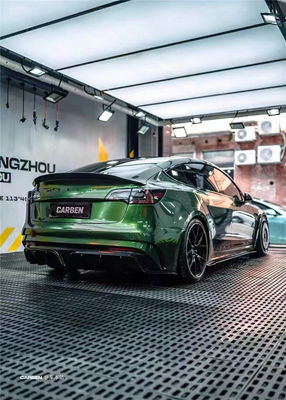 FPR 2019 Spoiler For Tesla Model 3 Body Kit 2022 ACP Style Front And Rear Bumper