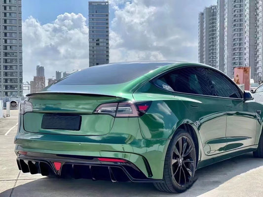 FPR 2019 Spoiler For Tesla Model 3 Body Kit 2022 ACP Style Front And Rear Bumper