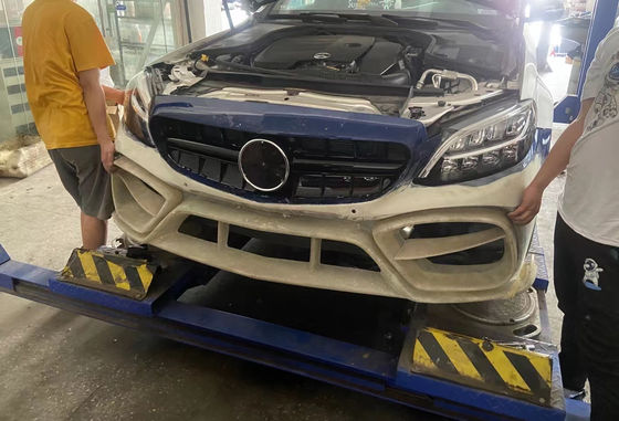 Części samochodowe dla Mercedes W205 C180 C260 C300 Body Kit W205 C180 C260 C300 Upgraded IMP Style Front Bumper Body Kit
