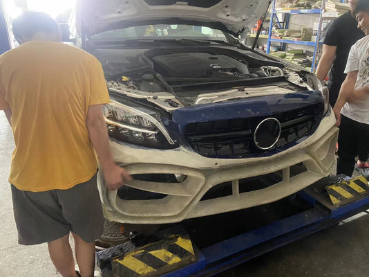 Części samochodowe dla Mercedes W205 C180 C260 C300 Body Kit W205 C180 C260 C300 Upgraded IMP Style Front Bumper Body Kit