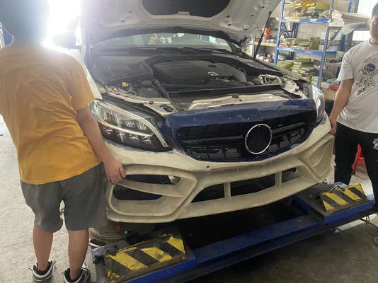 Części samochodowe dla Mercedes W205 C180 C260 C300 Body Kit W205 C180 C260 C300 Upgraded IMP Style Front Bumper Body Kit