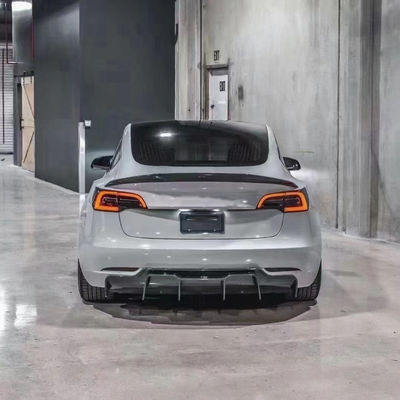 2017 - 2019 MODEL 3 Body Kit Tesla Przednia łopatka tylny dyfuzor spoiler 180mm