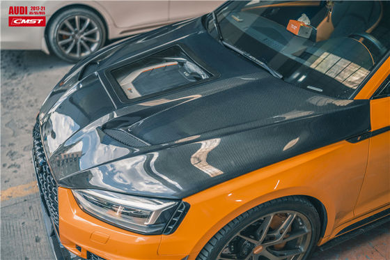 Części samochodowe dla Audi A5 S5 RS5 Włókno węglowe maszyna A5 S5 RS5 Zmodernizowany przejrzysty styl maszyny