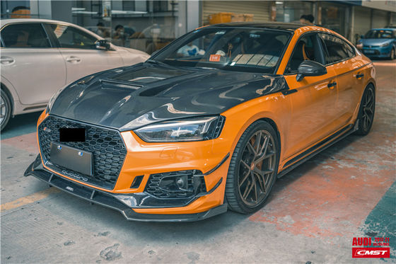 Części samochodowe dla Audi A5 S5 RS5 Włókno węglowe maszyna A5 S5 RS5 Zmodernizowany przejrzysty styl maszyny