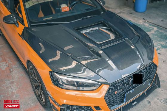 Części samochodowe dla Audi A5 S5 RS5 Włókno węglowe maszyna A5 S5 RS5 Zmodernizowany przejrzysty styl maszyny