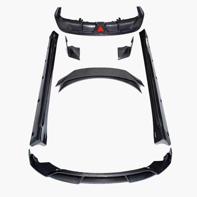 Włókno węglowe Tesla Model 3 Body Kit Nowy naprawka Tesla Side Skirt Front Lip Diffuser