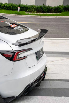 Włókno węglowe Tesla Model 3 Body Kit Nowy naprawka Tesla Side Skirt Front Lip Diffuser