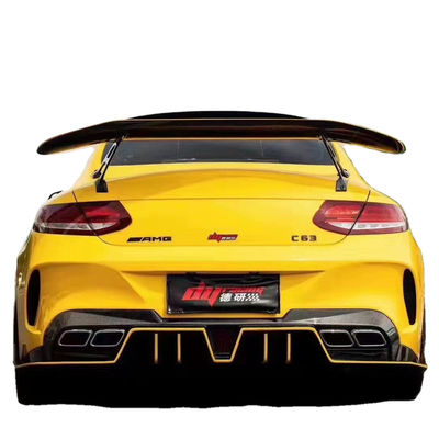 Części samochodowe dla Mercedes C63 Coupe Spoiler z włókna węglowego W205 C63 C63S Zmodernizowany IMP-style GT Tail Spoiler
