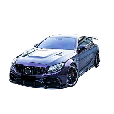 Części samochodowe dla Mercedes C63 C63S Coupé Body Kit C63 C63S Coupé Upgraded IMP Style Front and Rear Bumper Spoiler Body Kit