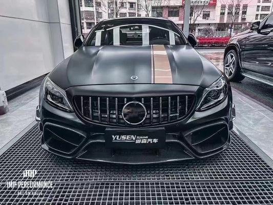 Części samochodowe dla Mercedes C63 C63S Coupé Body Kit C63 C63S Coupé Upgraded IMP Style Front and Rear Bumper Spoiler Body Kit
