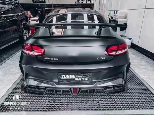 Części samochodowe dla Mercedes C63 C63S Coupé Body Kit C63 C63S Coupé Upgraded IMP Style Front and Rear Bumper Spoiler Body Kit