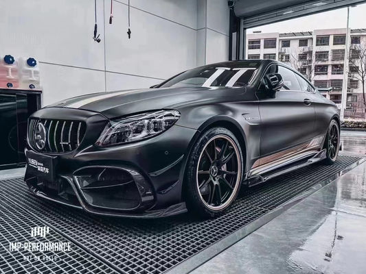 Części samochodowe dla Mercedes C63 C63S Coupé Body Kit C63 C63S Coupé Upgraded IMP Style Front and Rear Bumper Spoiler Body Kit