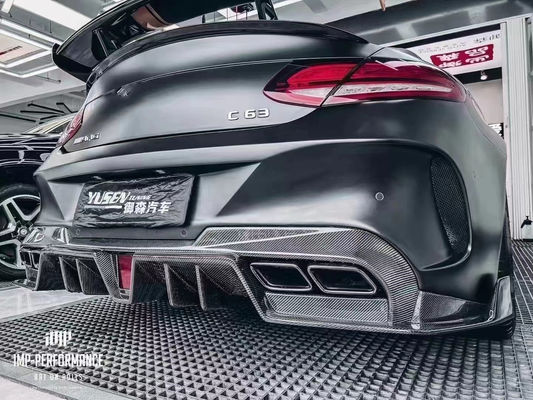 Części samochodowe dla Mercedes C63 C63S Coupé Body Kit C63 C63S Coupé Upgraded IMP Style Front and Rear Bumper Spoiler Body Kit