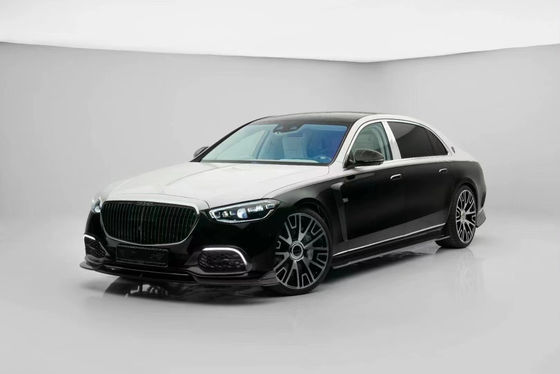 Do Mercedesów S-Klasa W223 Maybach Zestaw nadwozia z włókna węglowego W223 Maybach Modernizowany styl MSY przednia łopatka dyfuzor spoiler