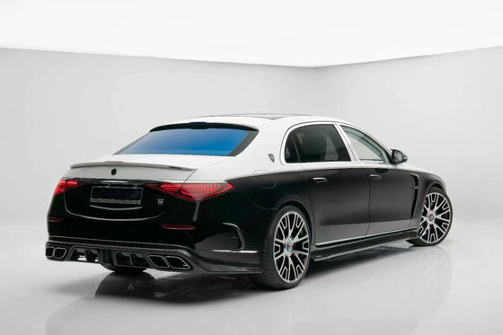 Do Mercedesów S-Klasa W223 Maybach Zestaw nadwozia z włókna węglowego W223 Maybach Modernizowany styl MSY przednia łopatka dyfuzor spoiler